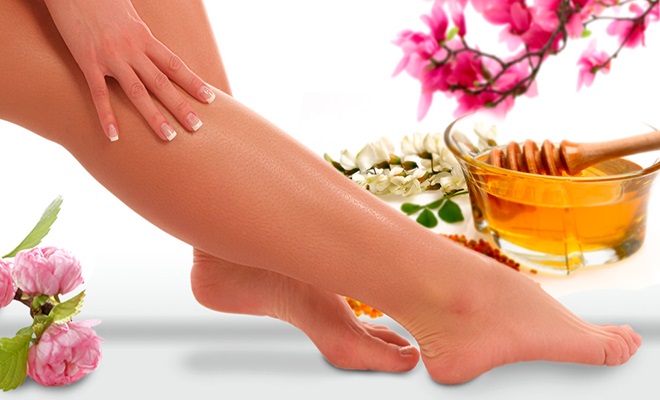 اپیلاسیون در تهرانپارس پا با مواد طبیعی و گیاهی